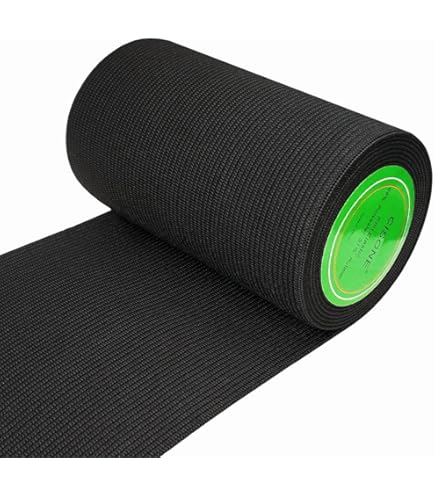 Amazon.com: 8 Inch Wide Black Heavy Stretch High Elasticity